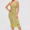 Ombre Clothing kootud ažuurne midikleit - Thumbnail Image 14
