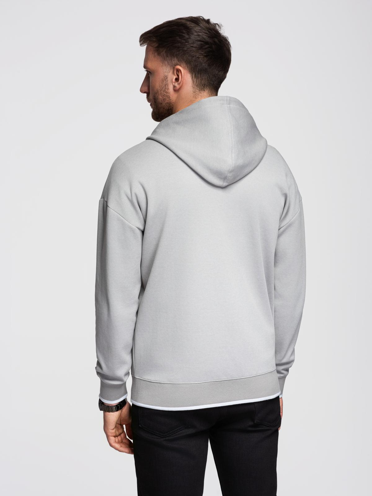 Ombre Clothing meeste lukuga kapuutsiga dressipluus - Image 23
