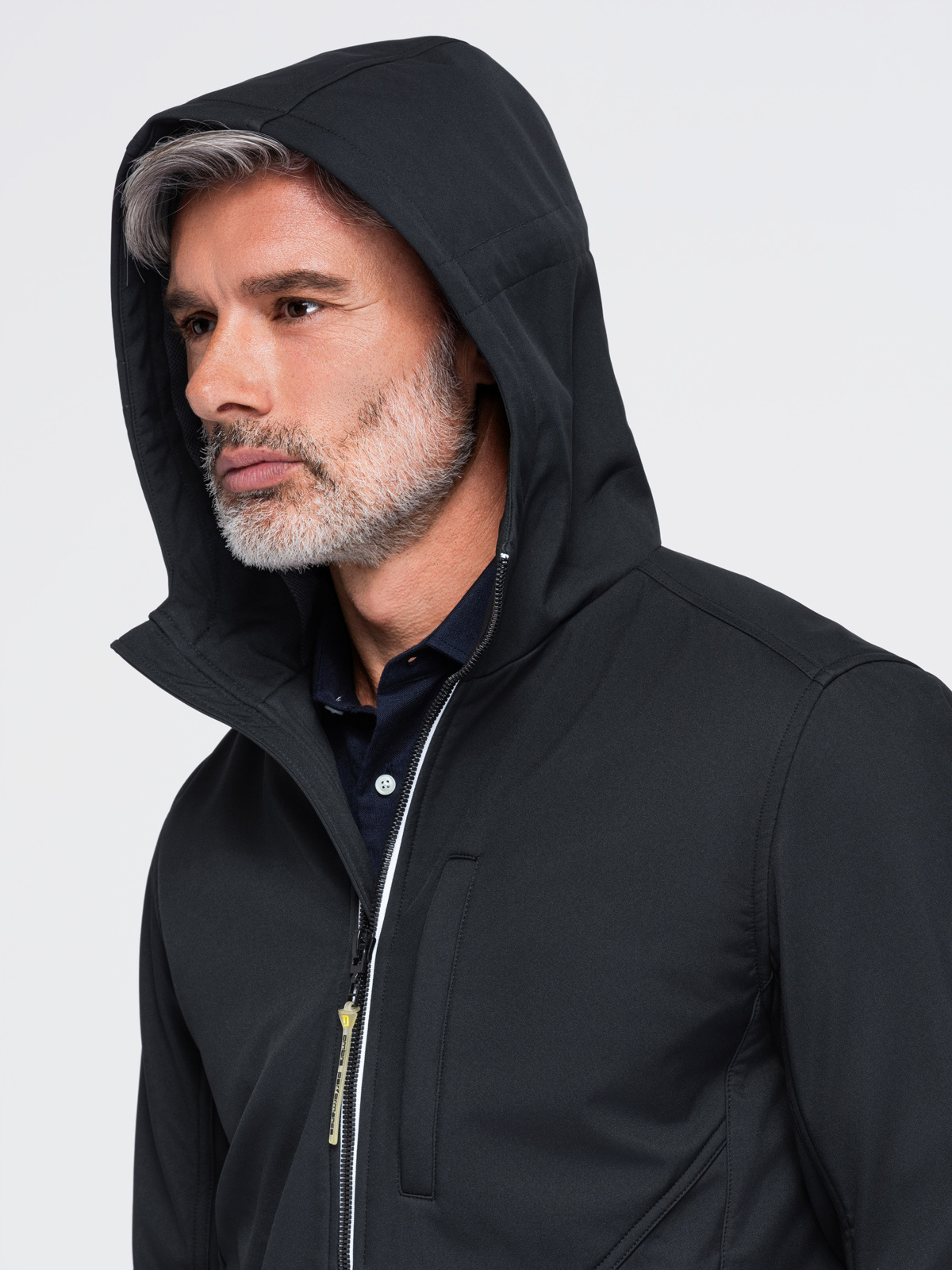 Meeste softshell-jakk Ombre kapuutsiga - Image 3