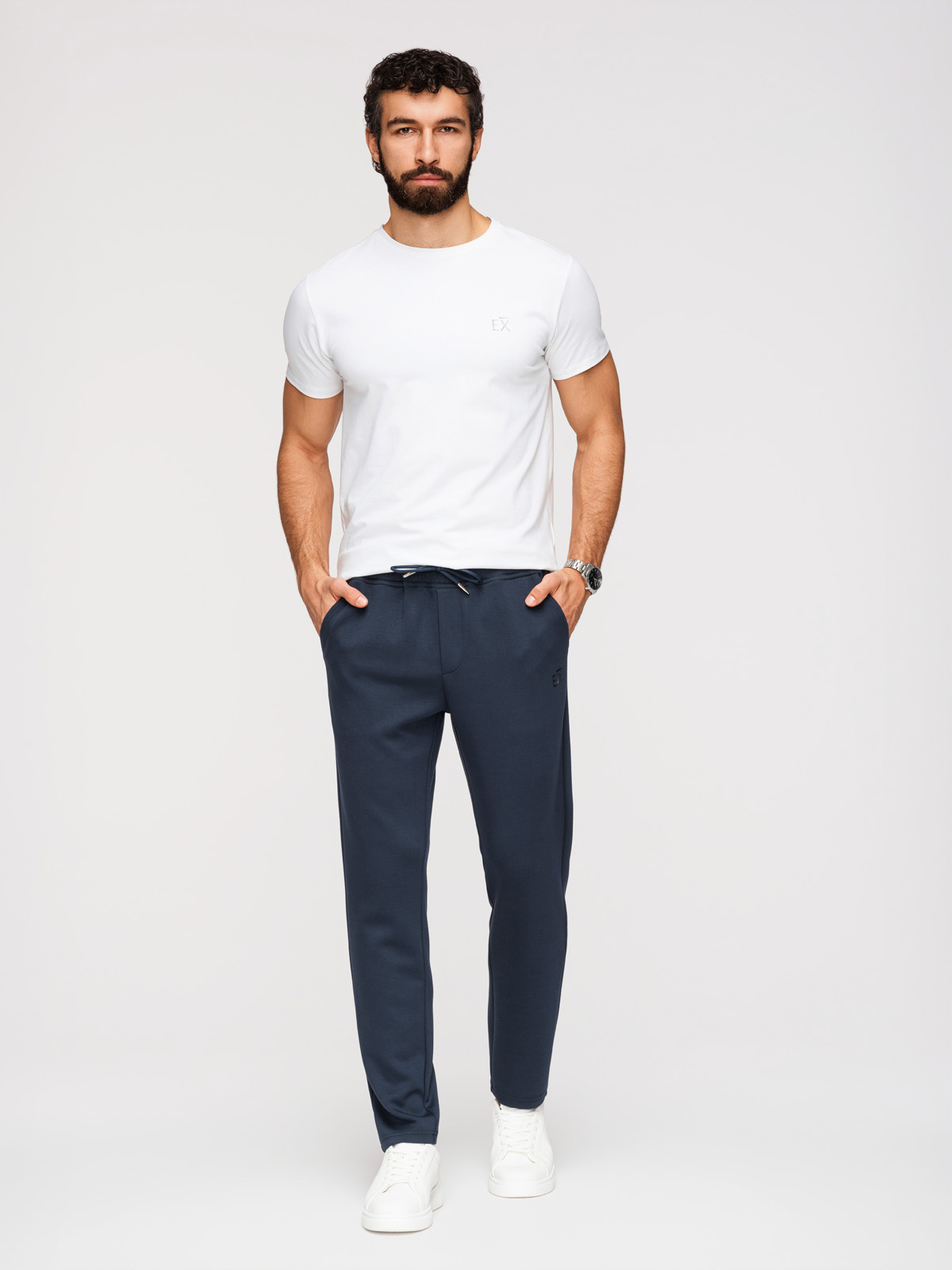 Ombre Clothing meeste sirge lõikega dressipüksid - Image 21