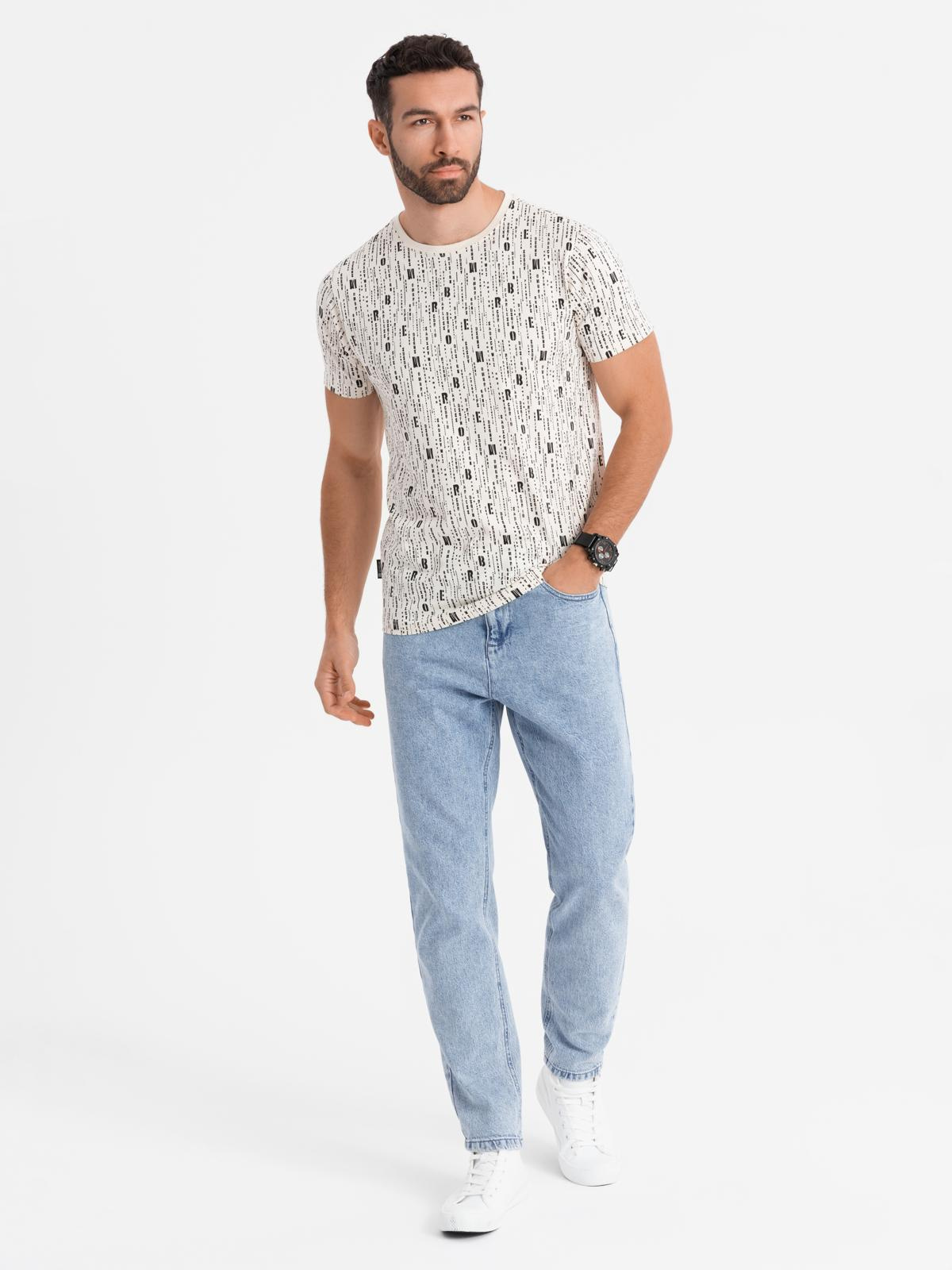 Meeste T-särk Ombre Clothing mustriga - Image 2