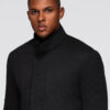 Meeste mantel püstkrae ja peidetud nööpkinnitusega Ombre Clothing - Thumbnail Image 2