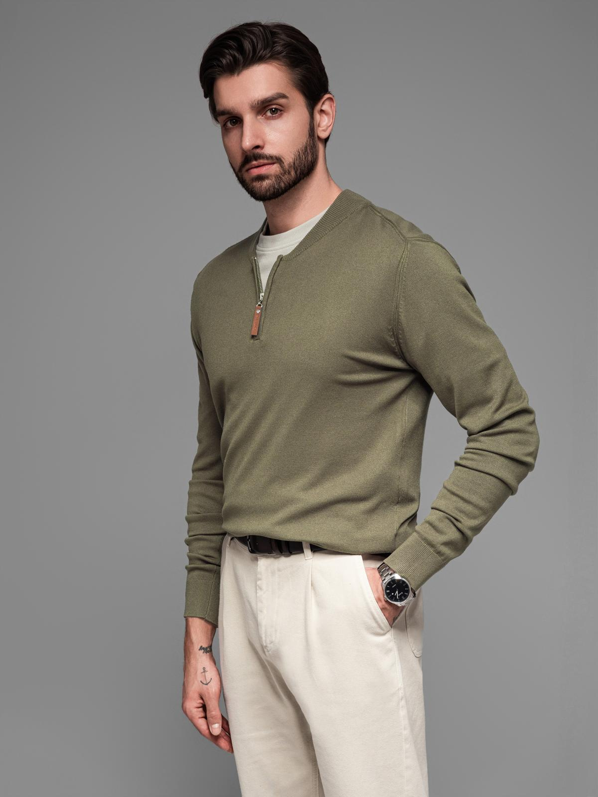 Ombre Clothing meeste kampsun lühikese tõmblukuga - Image 3