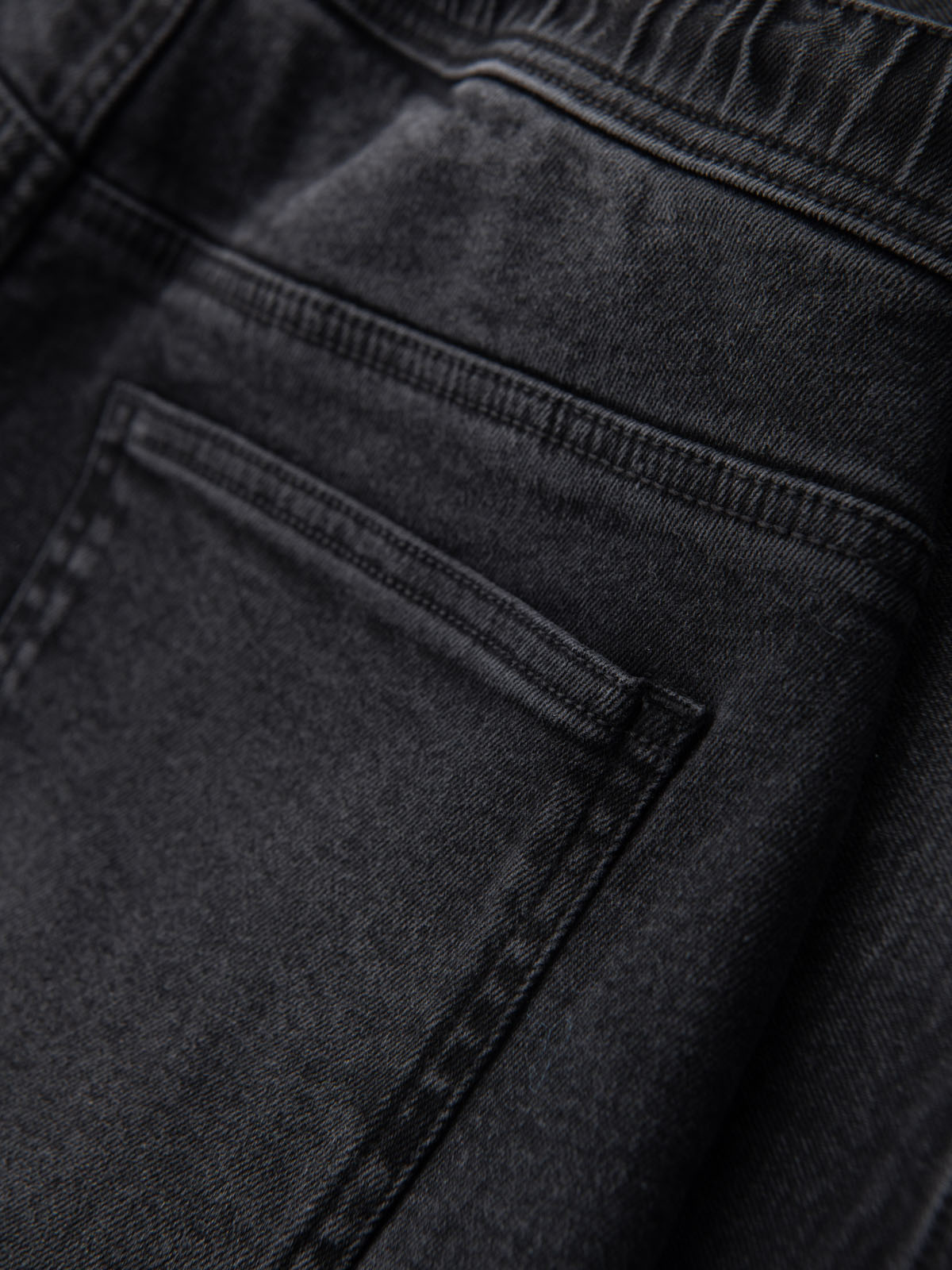 Ombre Clothing meeste teksalühikesed püksid nööriga vöökohaga - Image 41