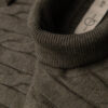 Meeste palmikkoes kootud rullkaelusega kampsun Ombre Clothing - Thumbnail Image 7