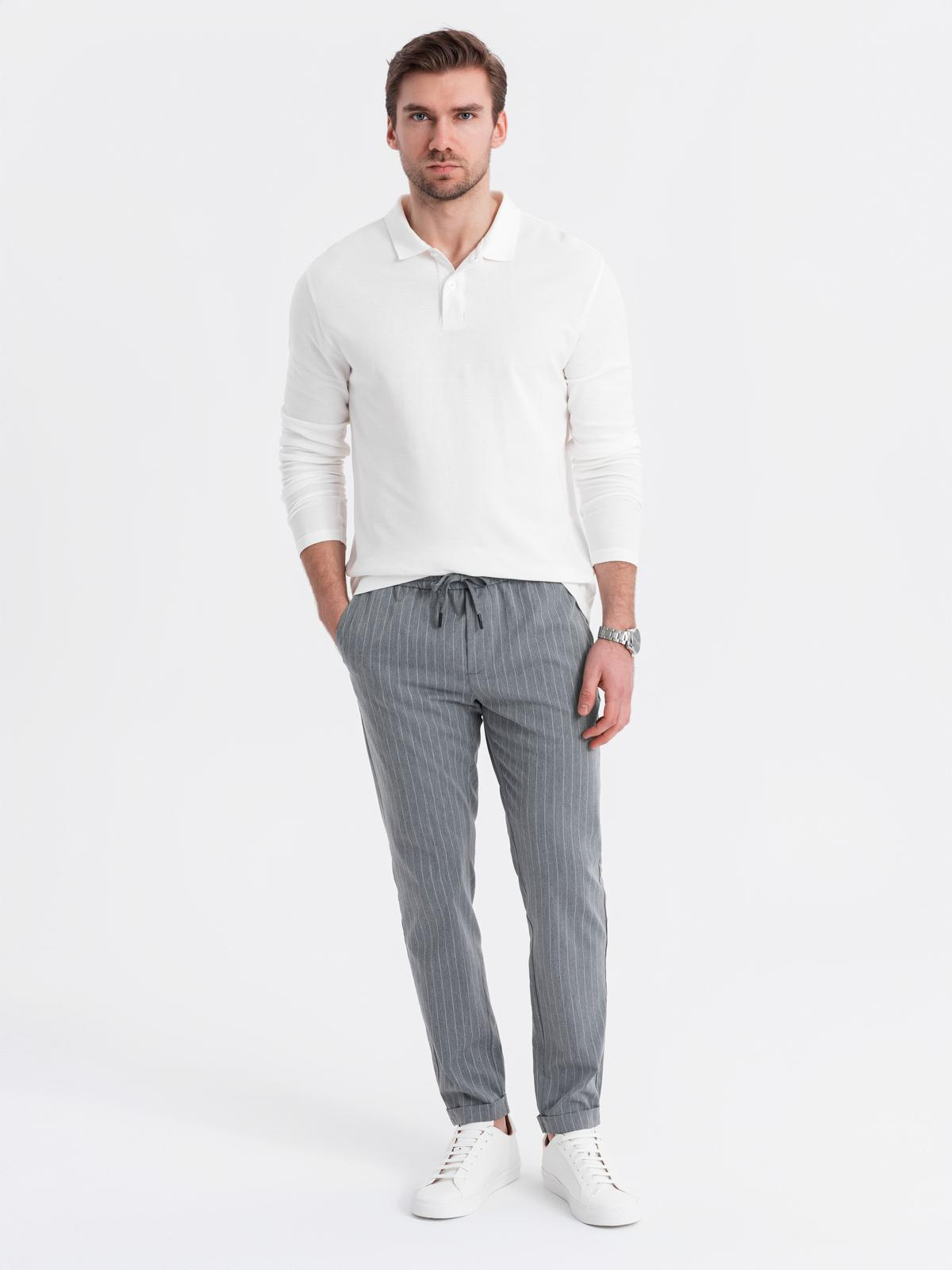 Meeste pikkade varrukatega polosärk Ombre Clothing - Image 82