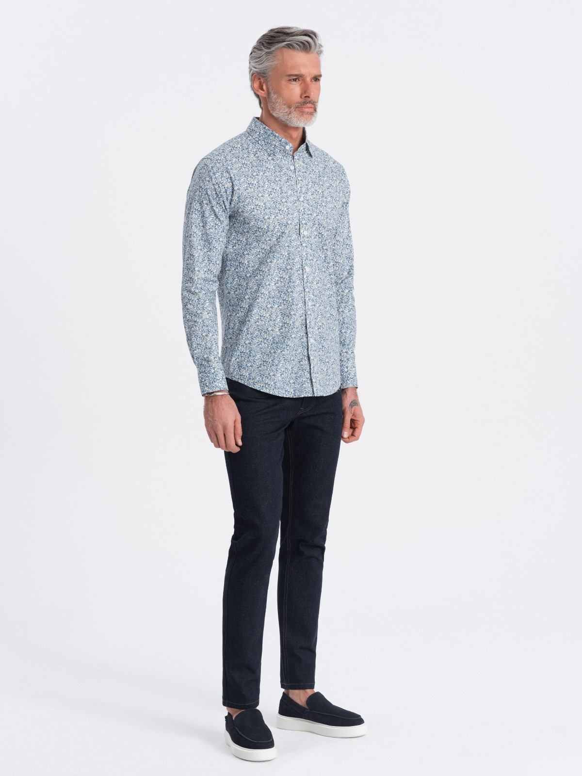 Meeste puuvillane triiksärk Slim Fit - Image 13