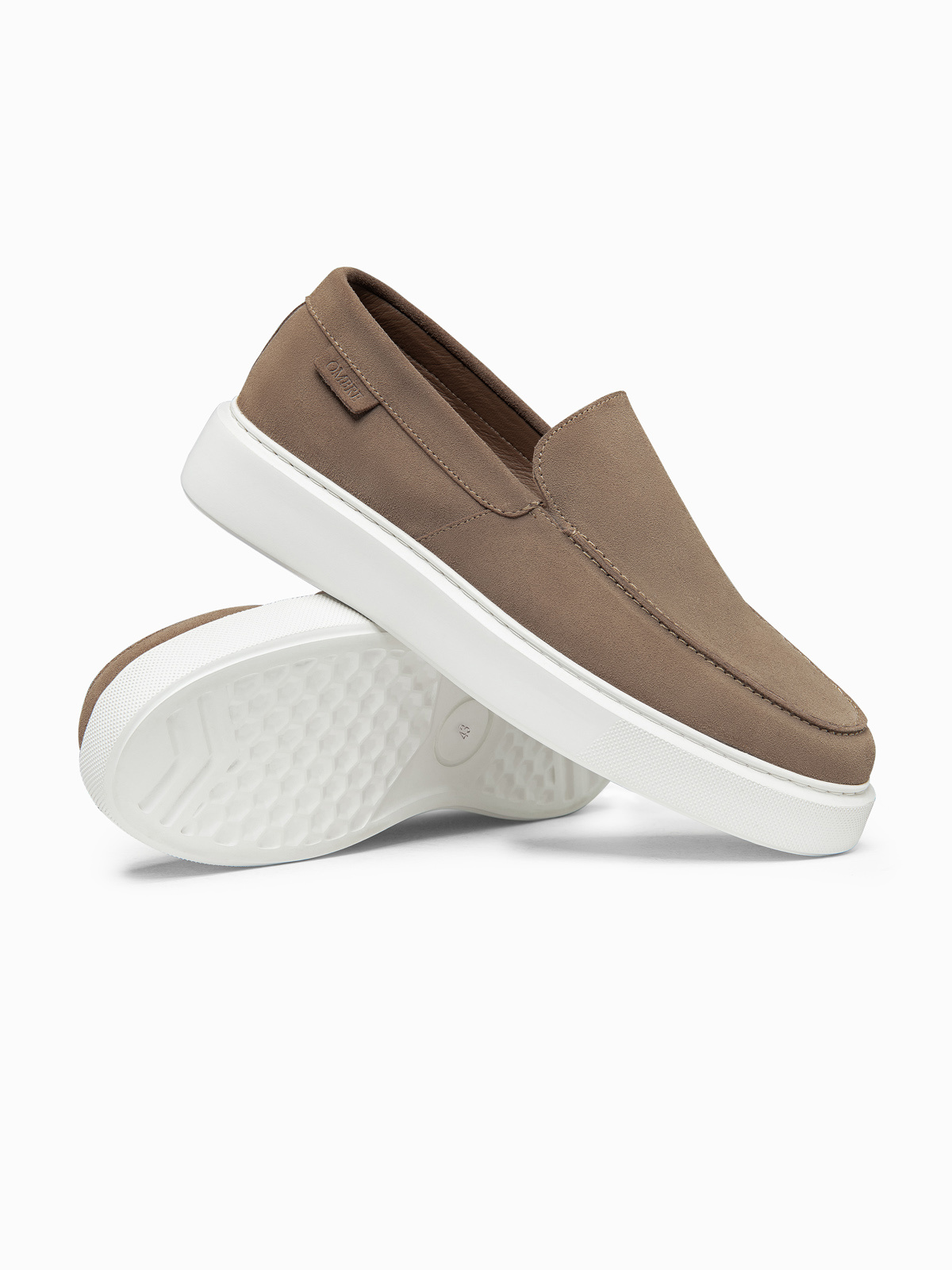 Meeste seemisnahast slip-on vabaajajalatsid Ombre - Image 2