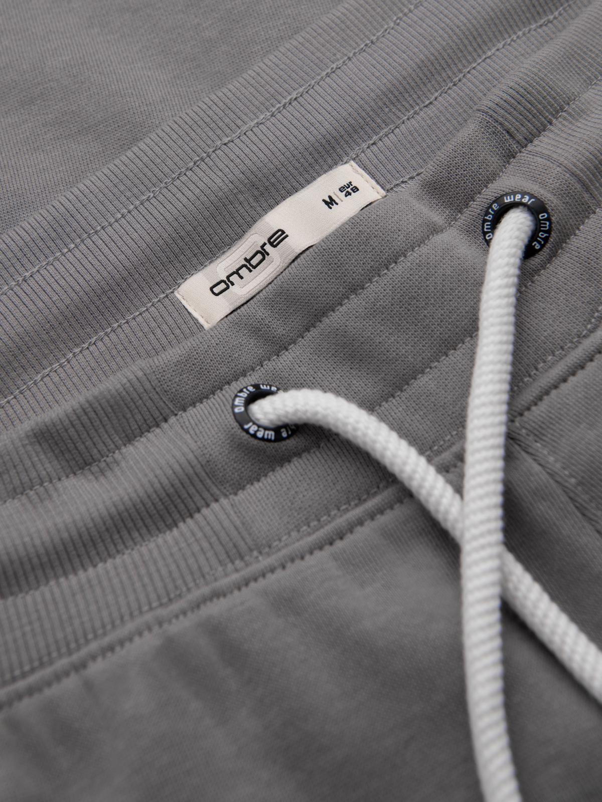 Ombre Clothing meeste puuvillased sirge lõikega dressipüksid - Image 51