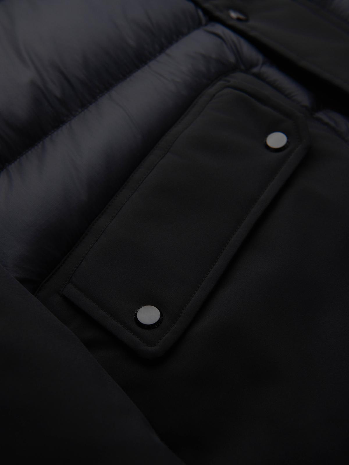 Meeste kapuutsiga tepitud pikem jope Ombre Clothing - Image 10