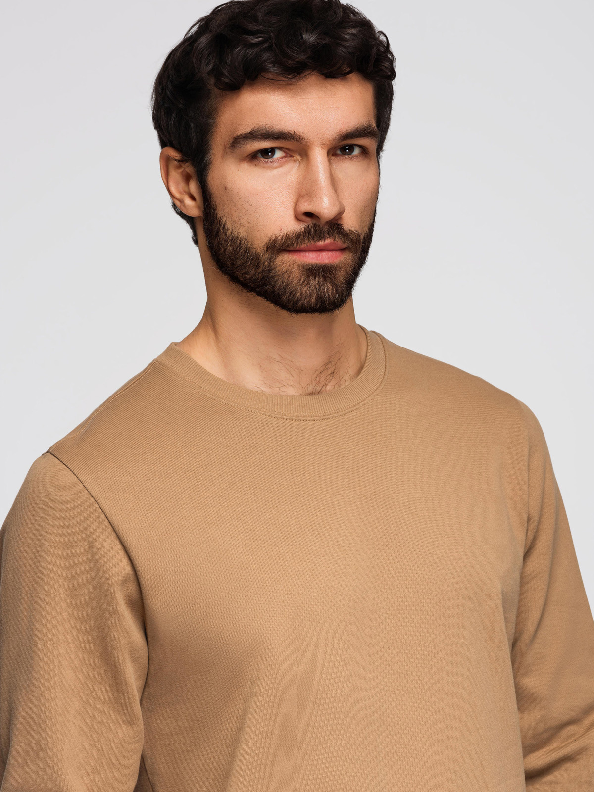 Meeste puuvillane dressipluus ümara kaelusega Ombre Clothing - Image 9