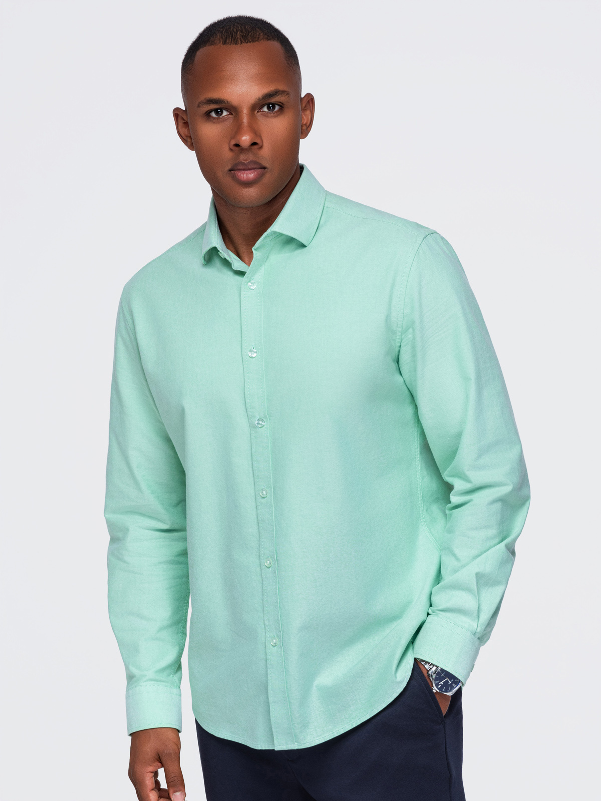 Ombre Clothing meeste pikkade käistega triiksärk - Image 25