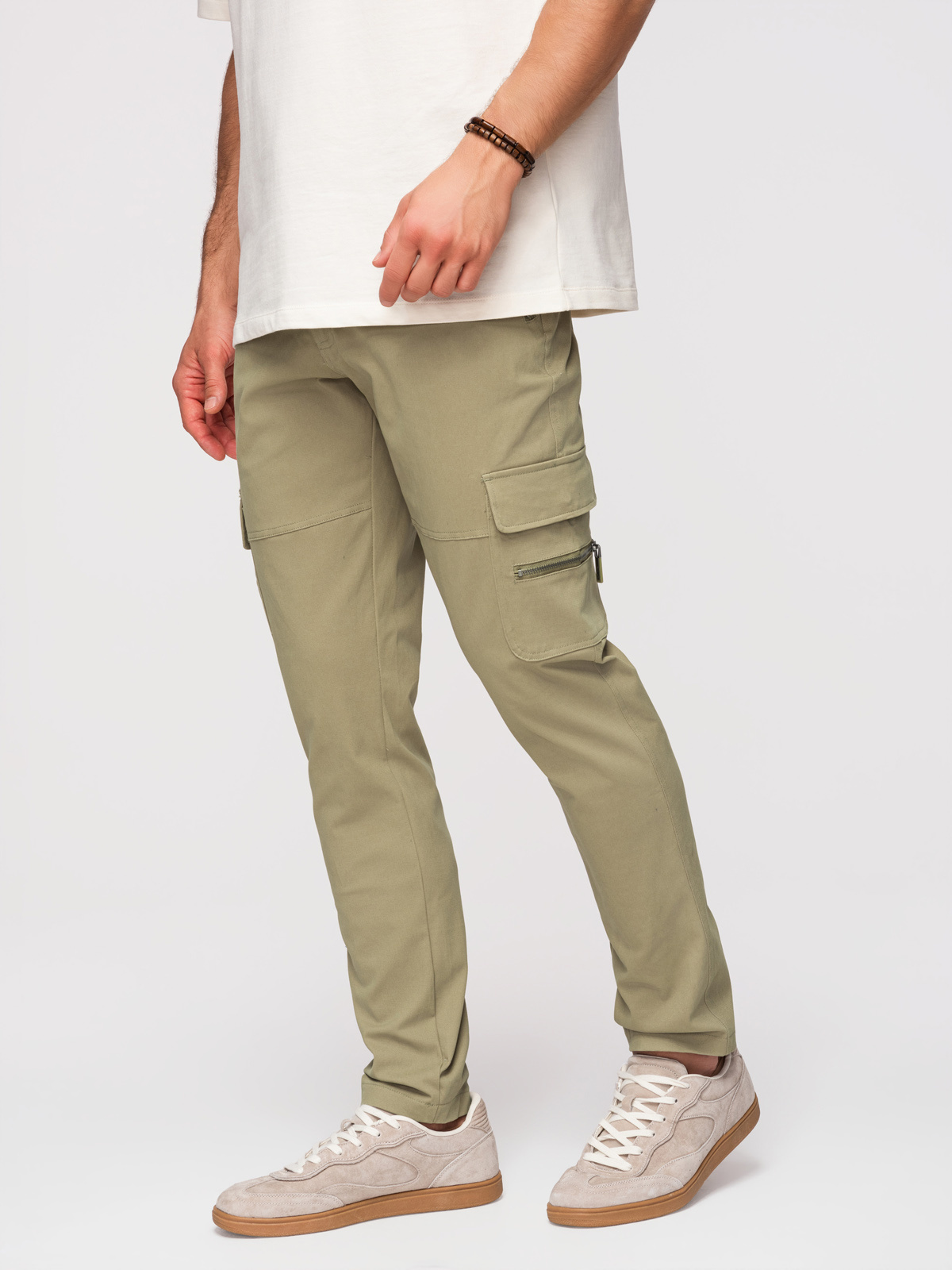 Meeste sirge lõikega cargo-püksid Ombre Clothing - Image 1