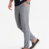 Elastse vöökohaga meeste chino-püksid Ombre Clothing - Thumbnail Image 47