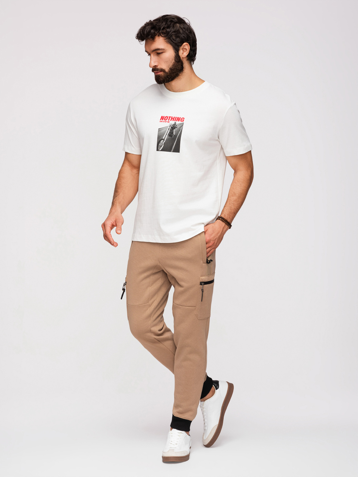 Meeste dressipüksid lukuga taskutega Ombre Clothing - Image 12