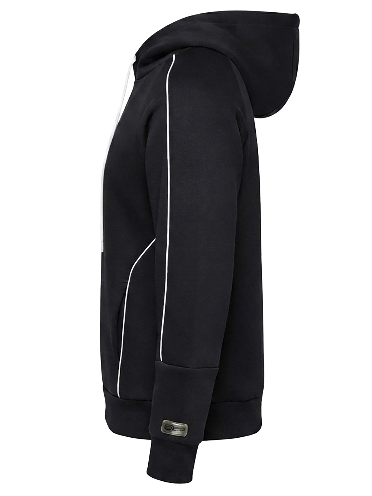 Meeste kapuutsiga dressipluus kontrastsete kantidega Ombre Clothing - Image 2
