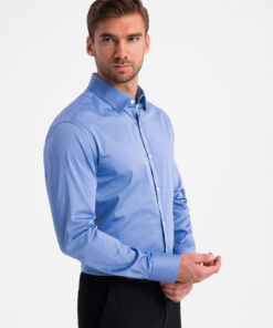Meeste pikkade varrukatega triiksärk Ombre Clothing