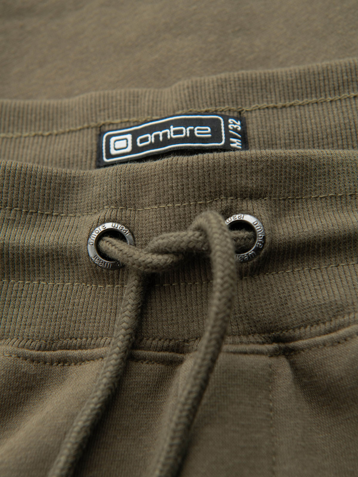 õmblemise ja sääretõmblukuga meeste dressipüksid - olive v3 om-pask-0147 - Image 9