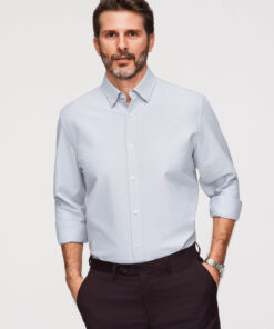 Meeste pikkade käistega triiksärk Ombre Clothing