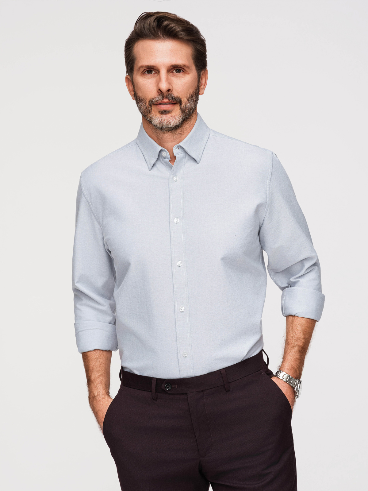 Meeste pikkade käistega triiksärk Ombre Clothing - Image 1