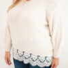 Naiste plus-size kampsun pitsäärega - Thumbnail Image 49
