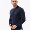 Meeste pikkade varrukatega särk püstkraega Ombre Clothing - Thumbnail Image 20