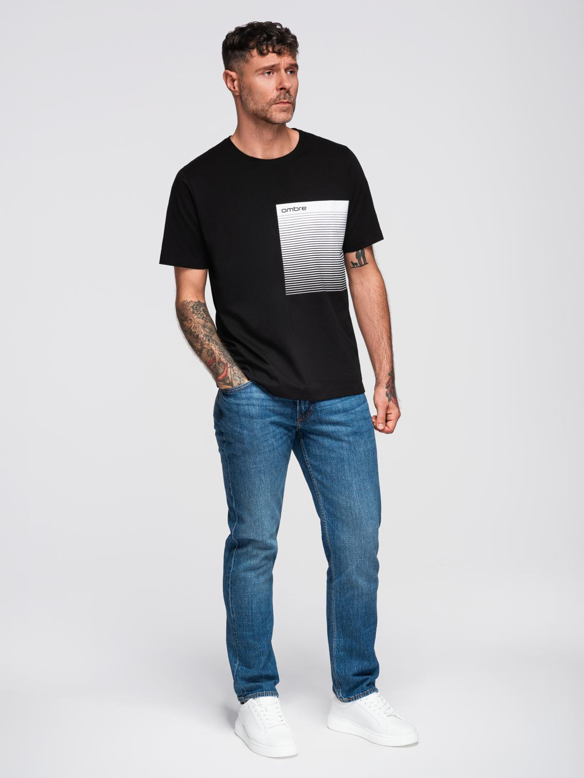 Meeste ümara kaelusega T-särk Ombre Clothing - Image 11