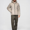 Meeste tepitud jope Ombre Clothing kapuutsiga - Thumbnail Image 5