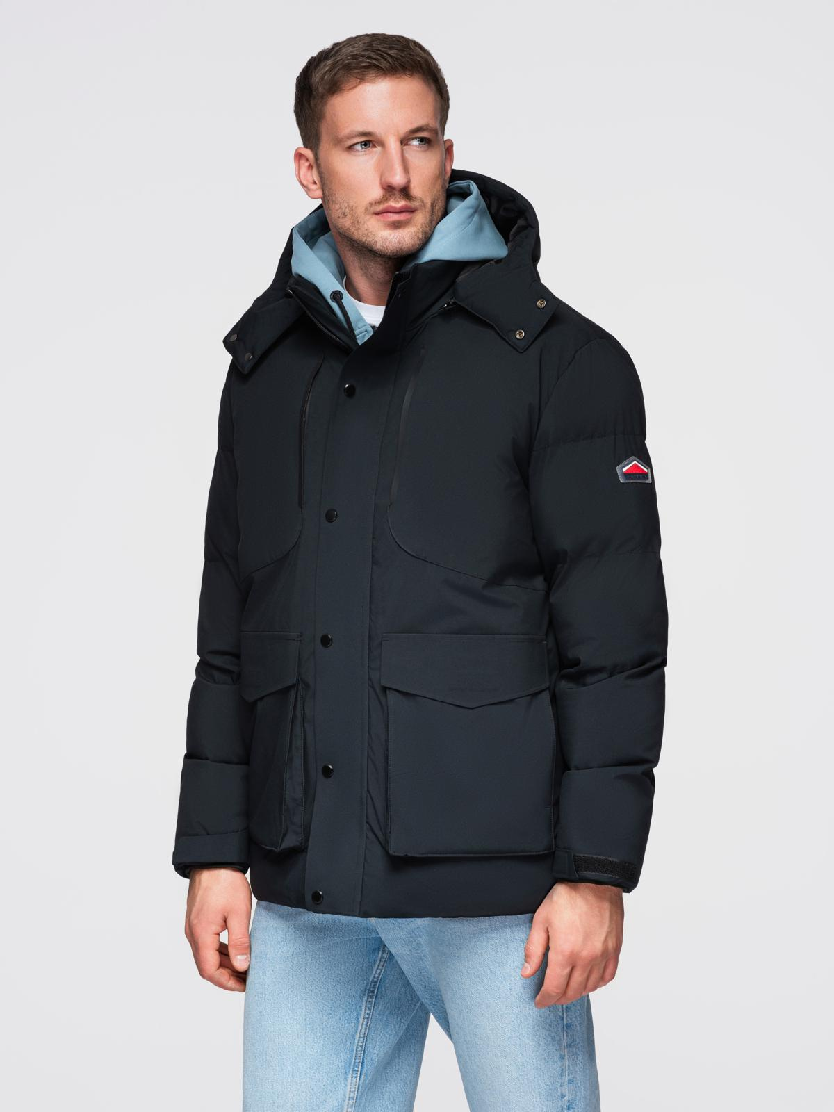 Ombre Clothing meeste puhvjakk kapuutsiga - Image 15