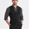 Meeste nööpidega vest Ombre Clothing - Thumbnail Image 1