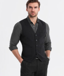 Meeste nööpidega vest Ombre Clothing