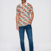 Meeste lillemustriga polosärk Ombre Clothing - Thumbnail Image 3
