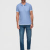 Ombre Clothing meeste puuvillane polosärk kontrastsete detailidega - Thumbnail Image 10