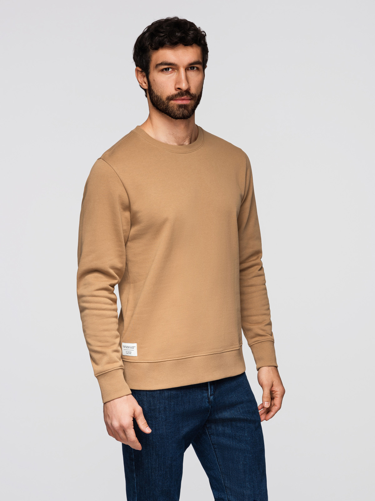 Meeste puuvillane dressipluus ümara kaelusega Ombre Clothing - Image 8