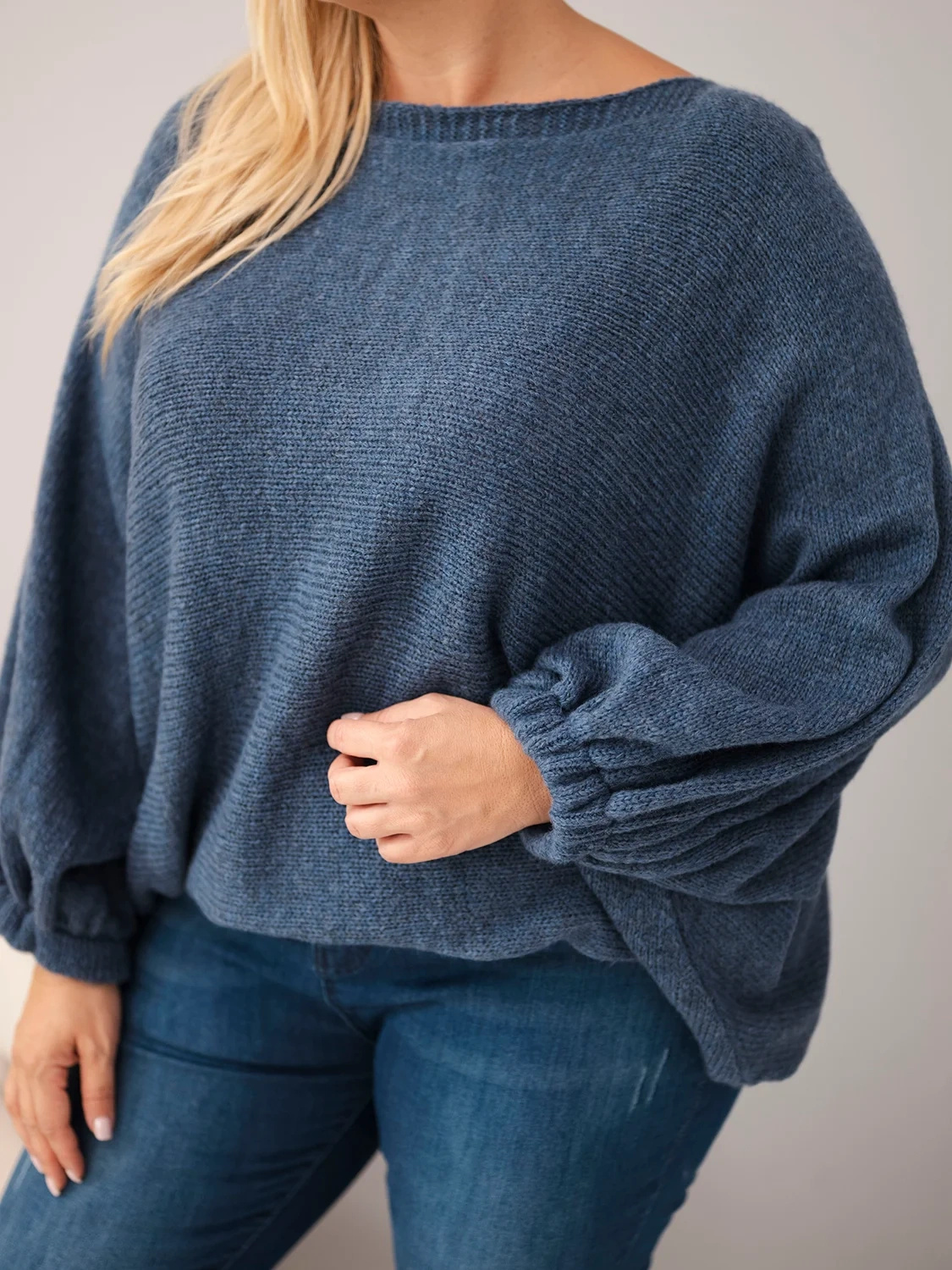 Naiste avara lõikega kampsun villaseguga Kesi Plus Size - Image 29