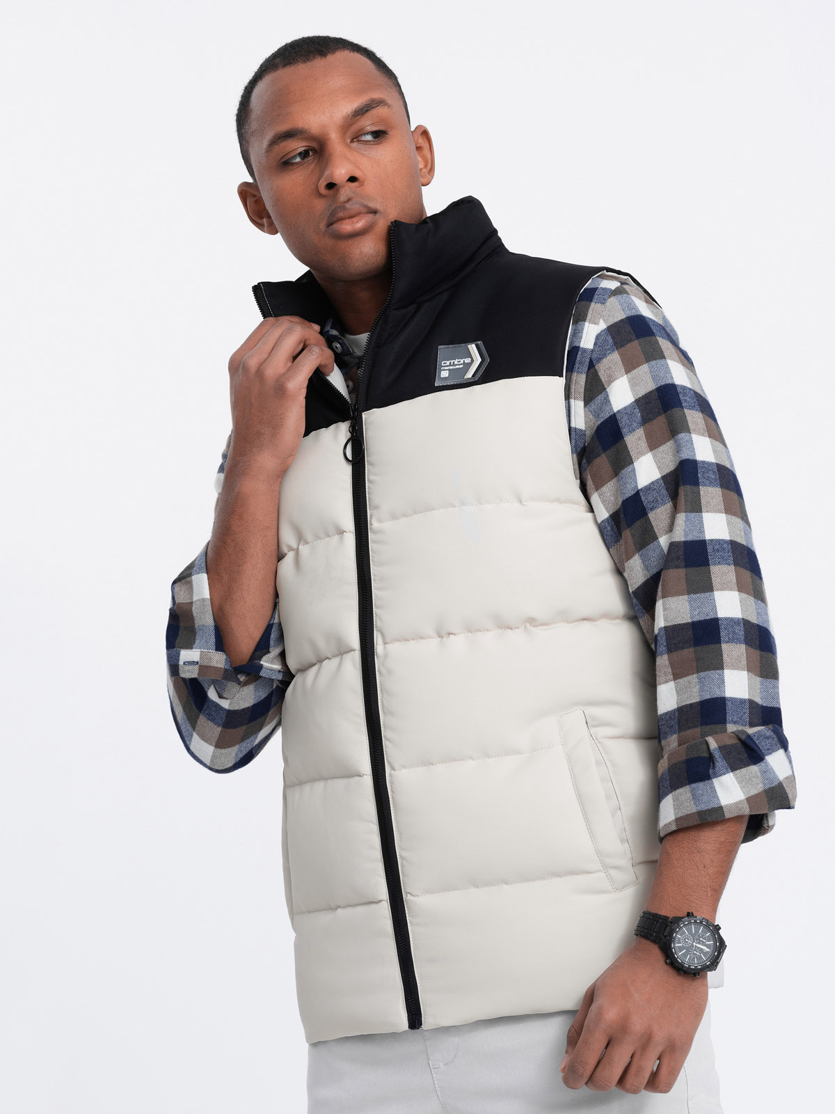 Meeste tepitud vest Ombre Clothing - Image 4