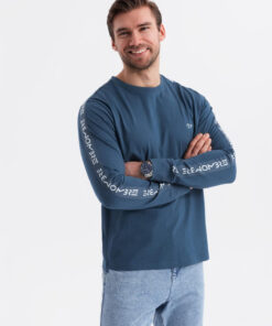 Meeste pikkade varrukatega särk Ombre Clothing
