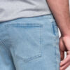 Ombre Clothing meeste teksalühikesed püksid nööriga vöökohaga - Thumbnail Image 5