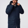 Ombre Clothing meeste kapuutsiga pikem jope - Thumbnail Image 17