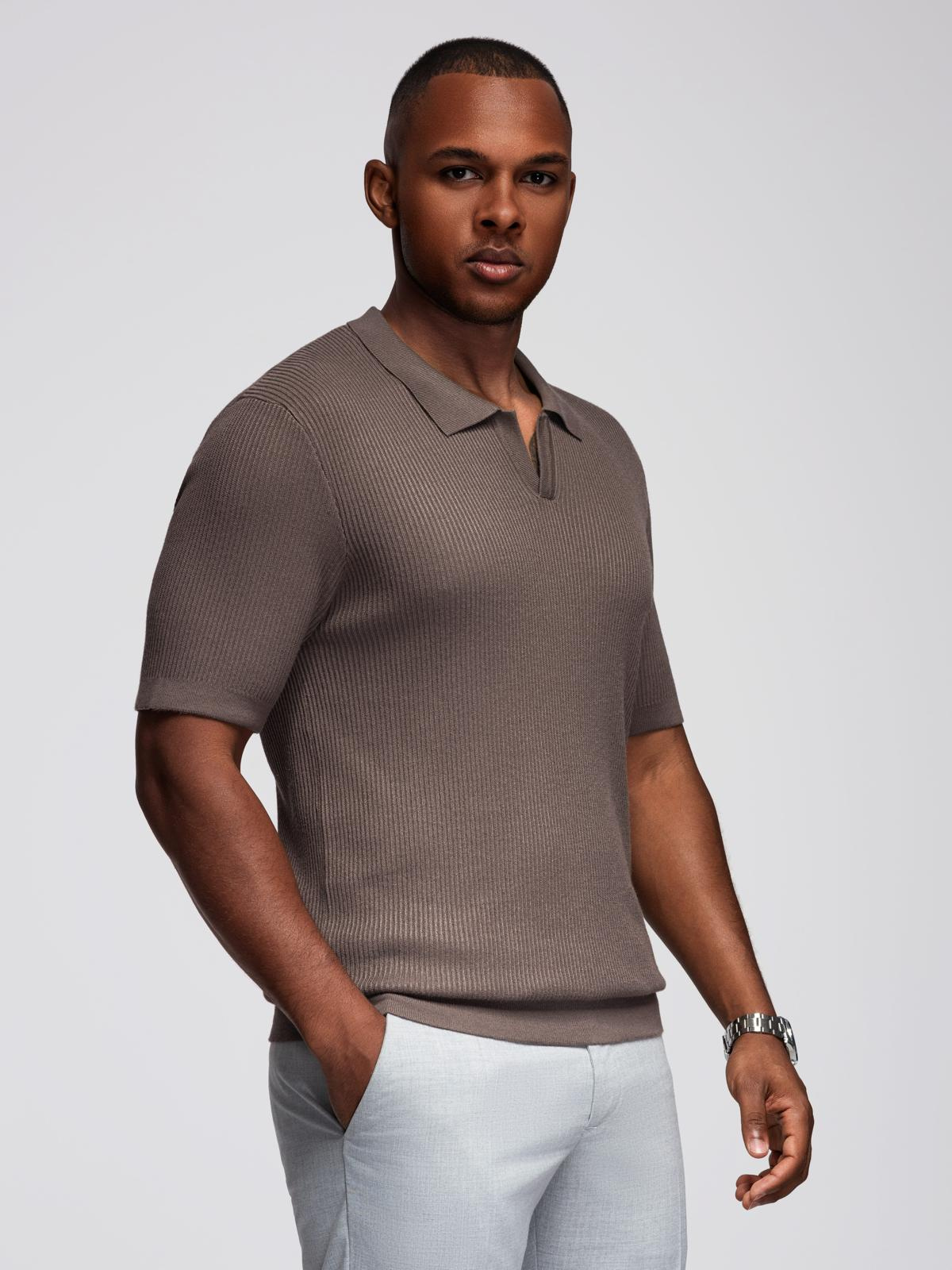 Ombre Clothing meeste kootud polosärk - Image 18