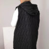 Naiste pikem tepitud kapuutsiga vest - Thumbnail Image 6