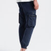 Meeste cargo-stiilis dressipüksid Ombre Clothing - Thumbnail Image 2