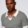 Ombre Clothing meeste kootud triibuline polosärk - Thumbnail Image 2