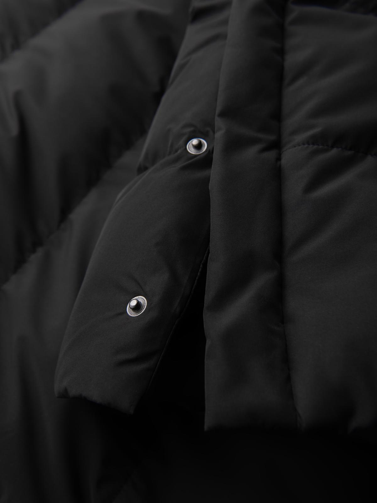 Ombre Clothing meeste pikk tepitud talvejope kapuutsiga - Image 9