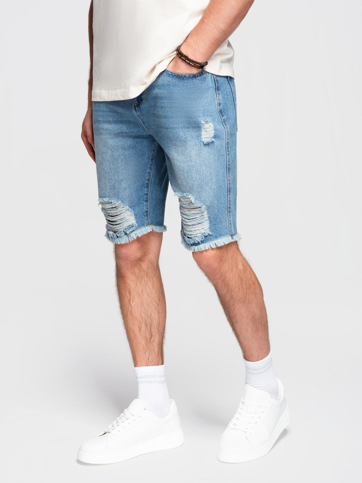 Meeste teksapüksid Ombre Clothing rebitud detailidega - Image 14