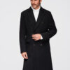 Ombre Clothing meeste pikk mantel - Thumbnail Image 6