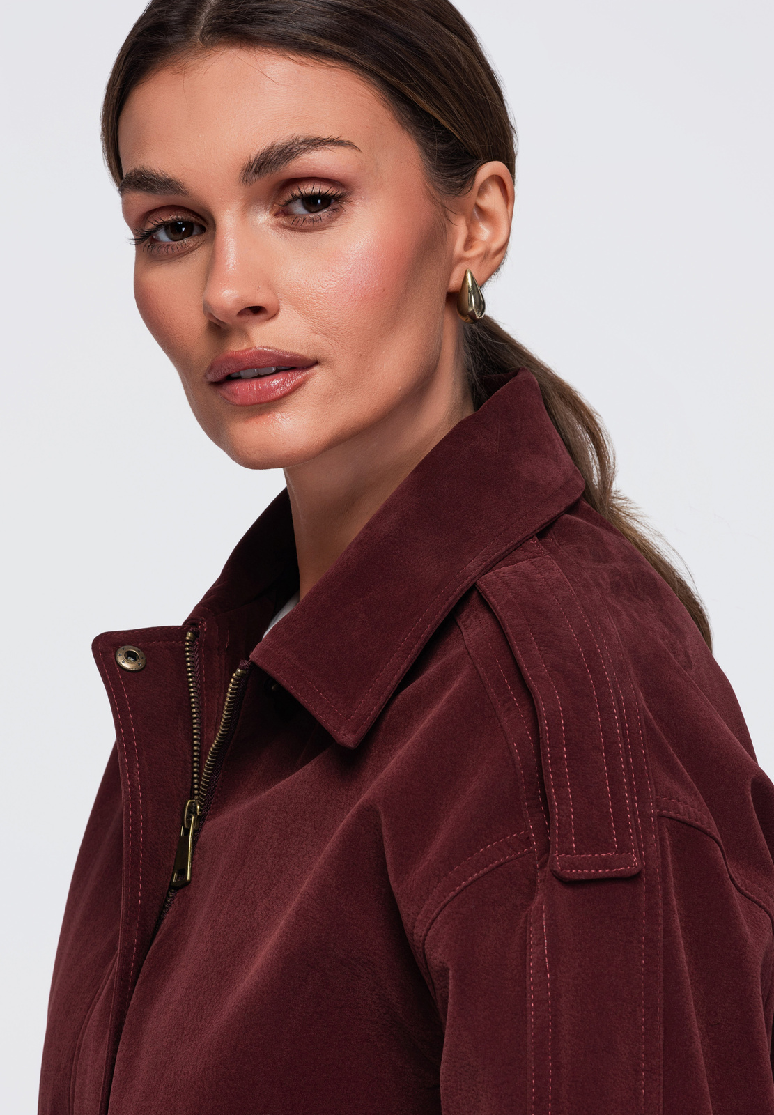 Lühike vaba lõikega naiste jakk Ombre Clothing - Image 11