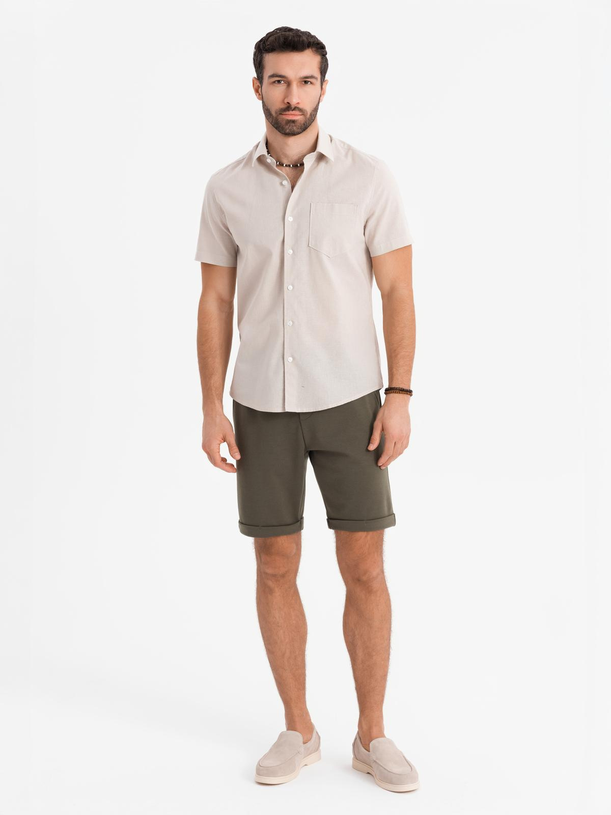 Meeste lühikesed püksid nöörvööga Ombre Clothing - Image 17