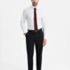 Meeste puuvillane mikromustriga triiksärk Ombre Clothing Regular Fit - Thumbnail Image 3
