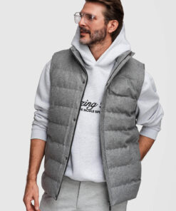 Meeste tepitud vest Ombre Clothing